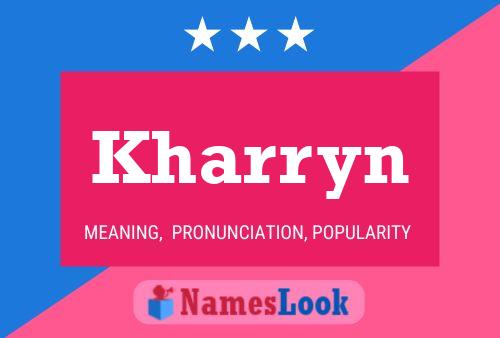 ملصق اسم Kharryn