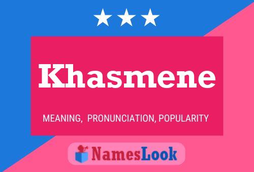 ملصق اسم Khasmene