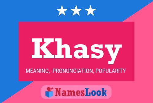 ملصق اسم Khasy