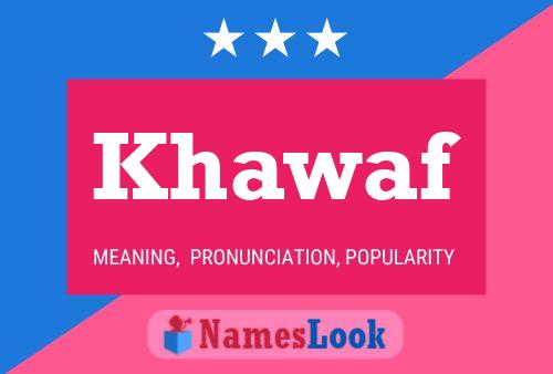 ملصق اسم Khawaf