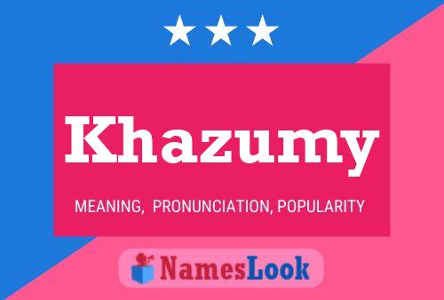 ملصق اسم Khazumy