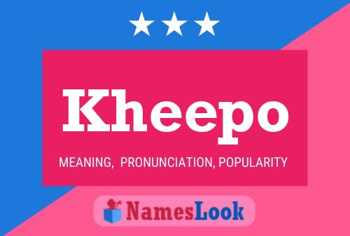 ملصق اسم Kheepo