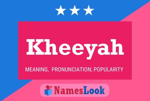 ملصق اسم Kheeyah