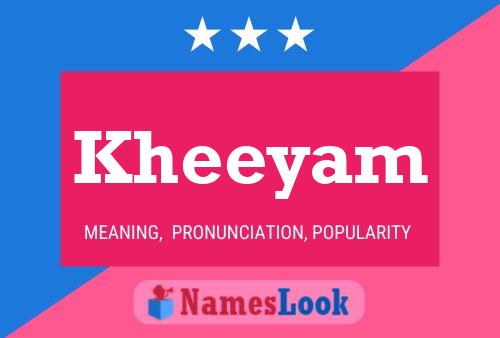 ملصق اسم Kheeyam