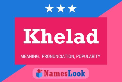 ملصق اسم Khelad