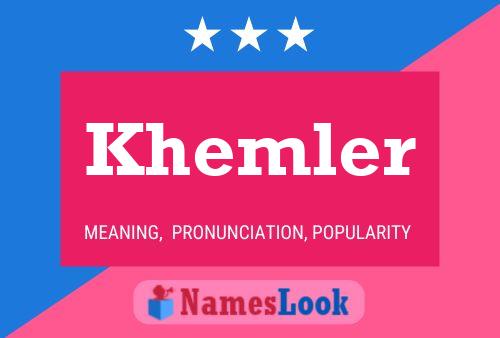 ملصق اسم Khemler