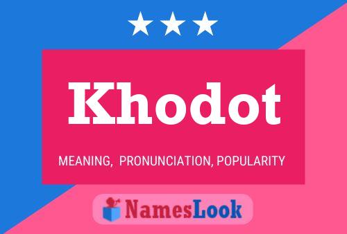 ملصق اسم Khodot