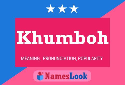 ملصق اسم Khumboh