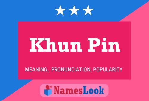 ملصق اسم Khun Pin