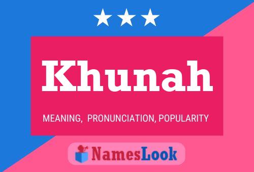 ملصق اسم Khunah