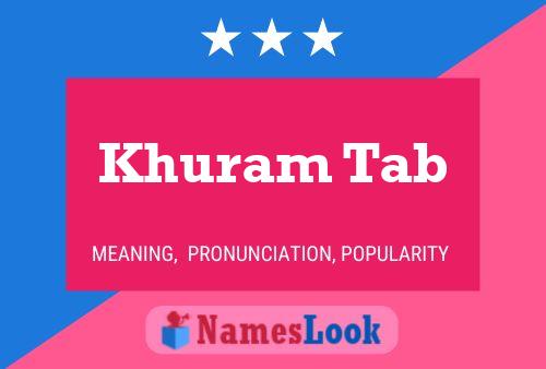 ملصق اسم Khuram Tab