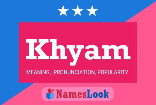 ملصق اسم Khyam