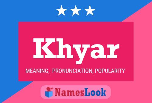 ملصق اسم Khyar