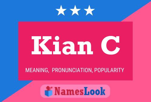 ملصق اسم Kian C