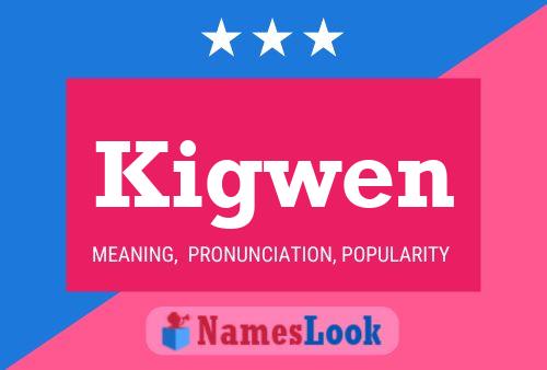 ملصق اسم Kigwen