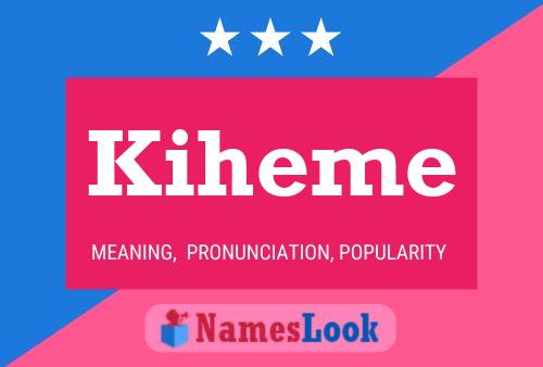 ملصق اسم Kiheme