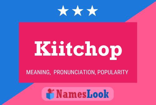 ملصق اسم Kiitchop