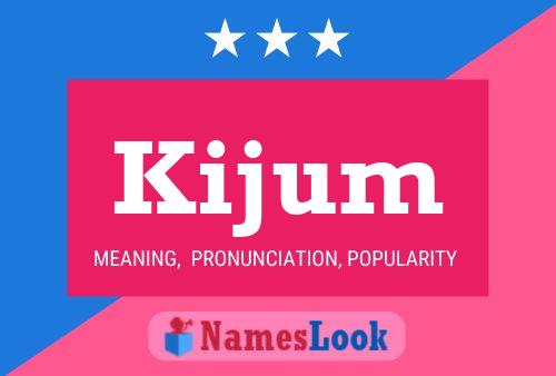 ملصق اسم Kijum