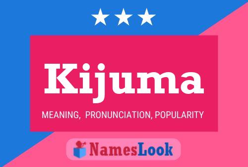 ملصق اسم Kijuma