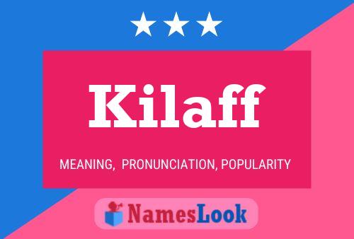 ملصق اسم Kilaff