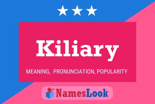 ملصق اسم Kiliary