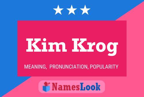 ملصق اسم Kim Krog