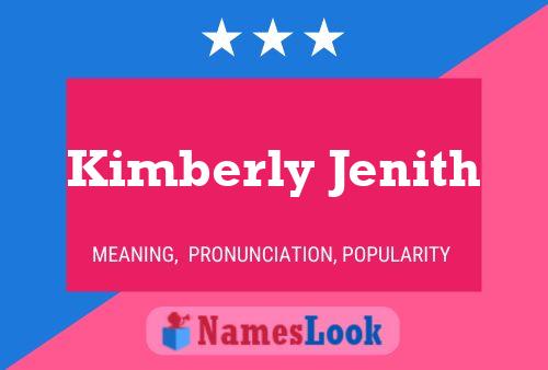 ملصق اسم Kimberly Jenith