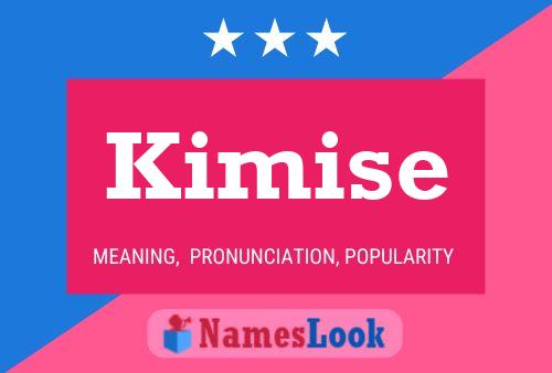 ملصق اسم Kimise