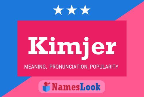 ملصق اسم Kimjer