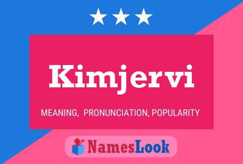 ملصق اسم Kimjervi