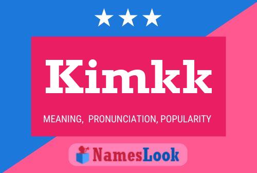 ملصق اسم Kimkk