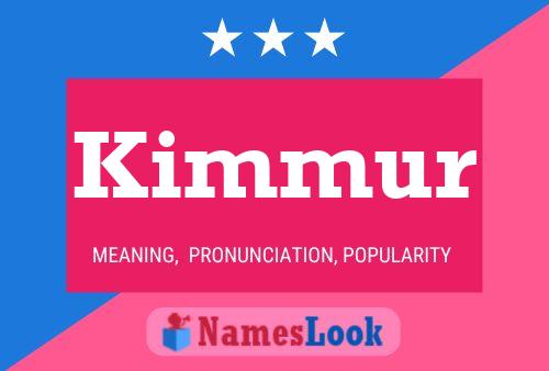 ملصق اسم Kimmur