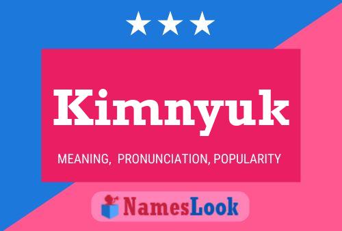 ملصق اسم Kimnyuk