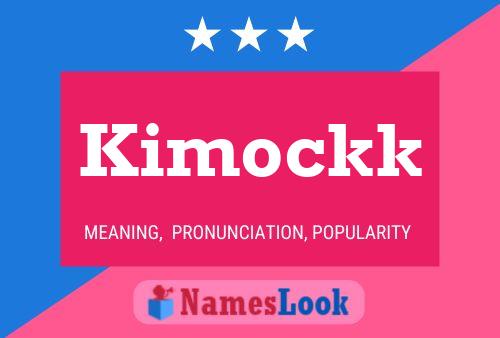 ملصق اسم Kimockk