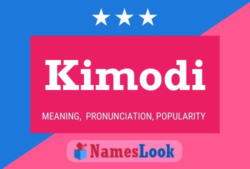 ملصق اسم Kimodi