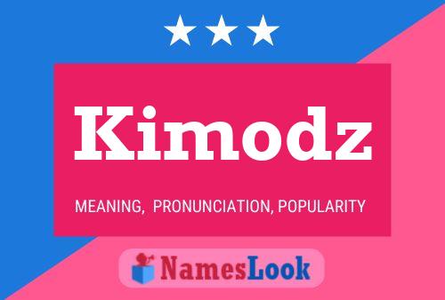 ملصق اسم Kimodz