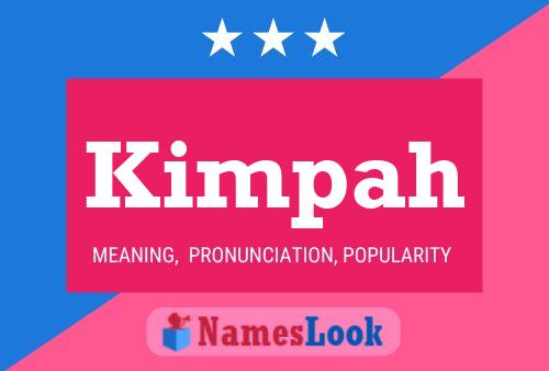 ملصق اسم Kimpah