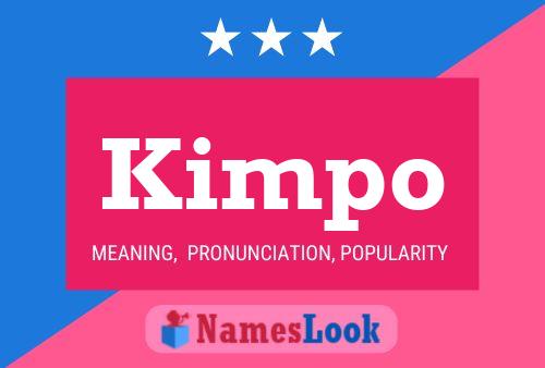 ملصق اسم Kimpo