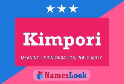 ملصق اسم Kimpori