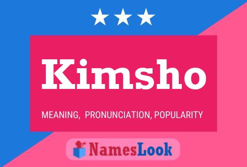 ملصق اسم Kimsho