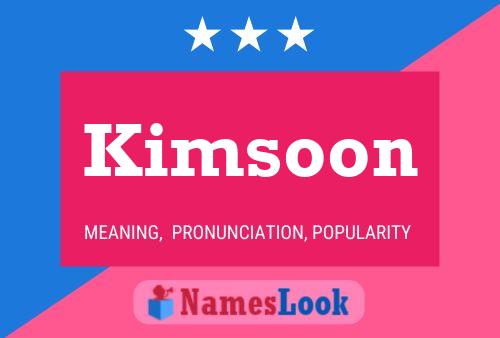 ملصق اسم Kimsoon