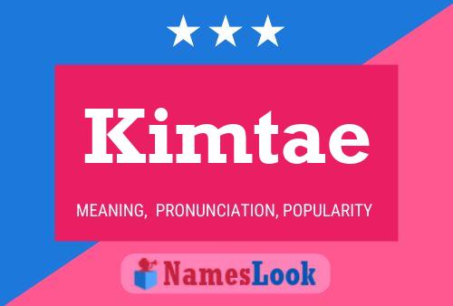 ملصق اسم Kimtae