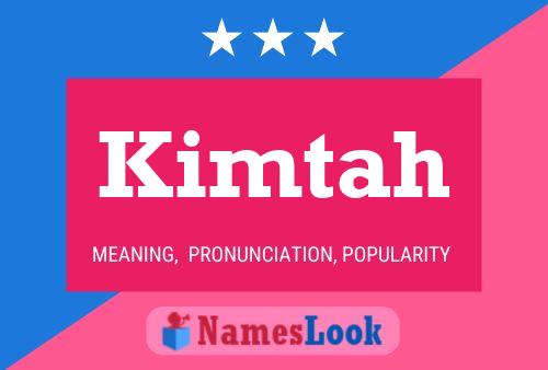 ملصق اسم Kimtah