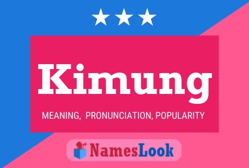 ملصق اسم Kimung