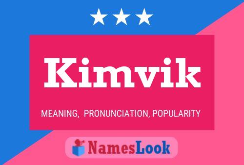 ملصق اسم Kimvik