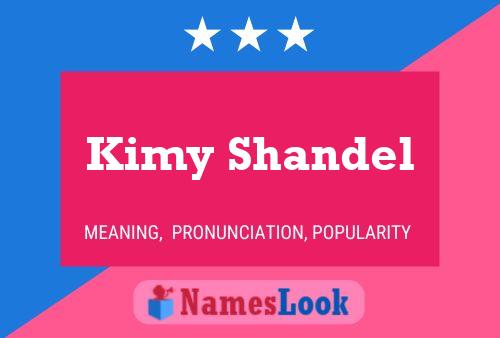 ملصق اسم Kimy Shandel