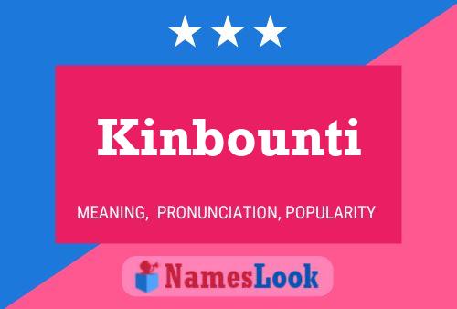 ملصق اسم Kinbounti