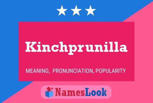 ملصق اسم Kinchprunilla