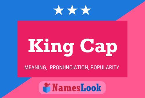 ملصق اسم King Cap