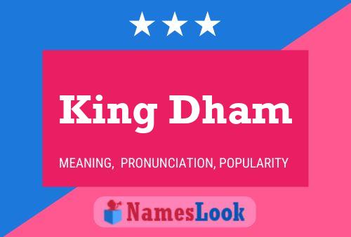 ملصق اسم King Dham